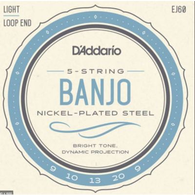 D'Addario EJ60 5-String Banjo Strings