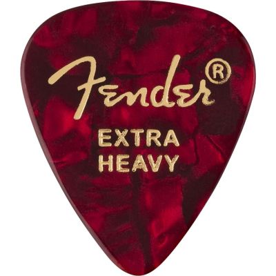 Fender 351 Shape Premium Picks Extra RED MOTO (12 picks)