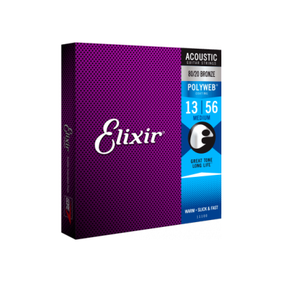 Elixir 11100 Acoustic Polyweb M 13-56