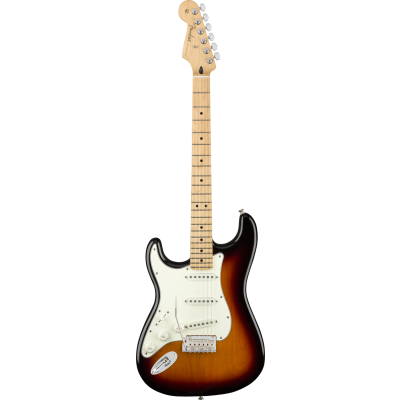 Fender Player Stratocaster® Left-Handed, Maple Fingerboard, 3-Color Sunburst