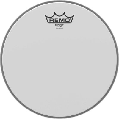Remo BE-0110-00 10" Emperor ruw wit Tom/ Snarevel