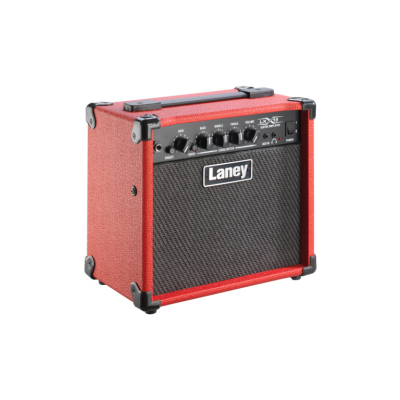 Laney LX15-RED Combo guitare Laney LX15 BK, 15 W, 1 x 5", rouge