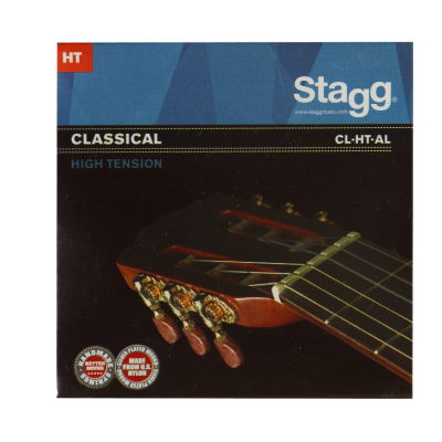 Stagg CL-HT-AL Jeu de cordes nylon/ filée argent pour guitare classique