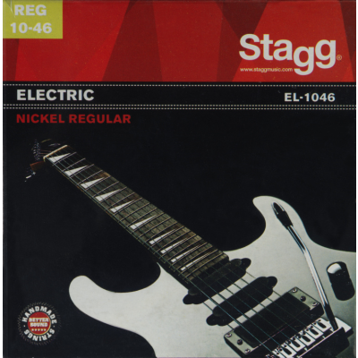 Stagg EL-1046 Jeu de cordes en acier nickelé pour guitare électrique
