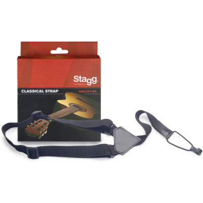 Stagg SNCL001-BK Klankgatdraagband voor klassieke gitaar