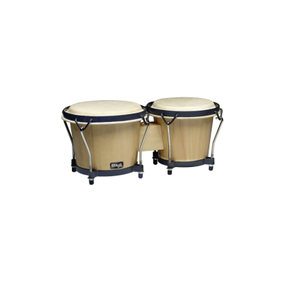 Stagg BW-70-N 192566" & 7" Traditional wooden bongo set