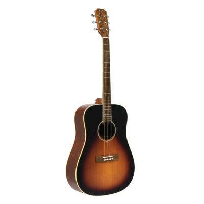 J.N. Guitars EZR-D 4/4 acoustic dreadnought guitar with solid cedar top, Ezra series