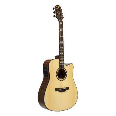 Crafter ABLE D620CE N Able Series 620 cutaway electro-acoustic dreadnought with solid spruce top