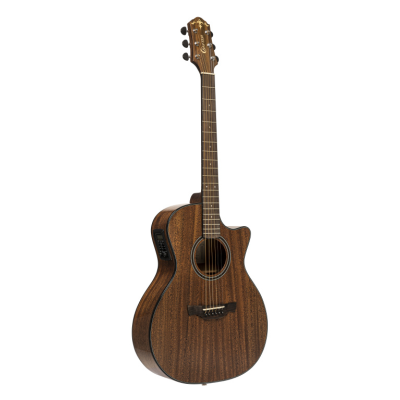 Crafter ABLE T635CE N Able Series 635 electro-acoustic guitar, cutaway orchestra model with solid mahogany top