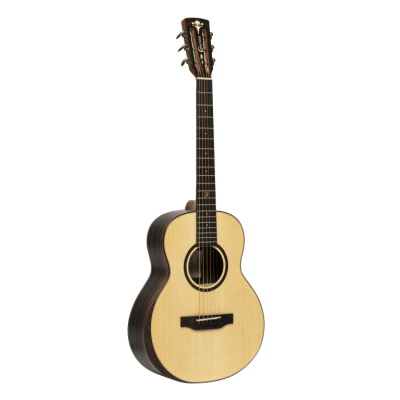 Crafter MINO MACASS Mino Series, Mino electro-acoustic guitar, short scale, solid spruce top