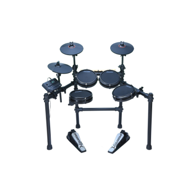 Carlsbro CSD25M Electronic mesh head drum kit with 4 drum pads and 3 cymbals