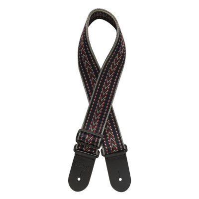 Stagg SWO COT RAF BLU Woven cotton guitar strap with rafter pattern