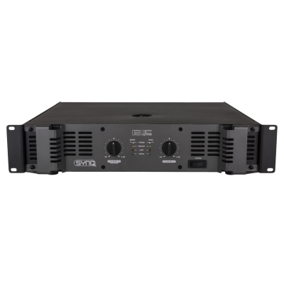 SYNQ PE-2400 The Power Edge 'Class H' amplifiers are designed for pure power 2x 1200Wrms / 4ohm