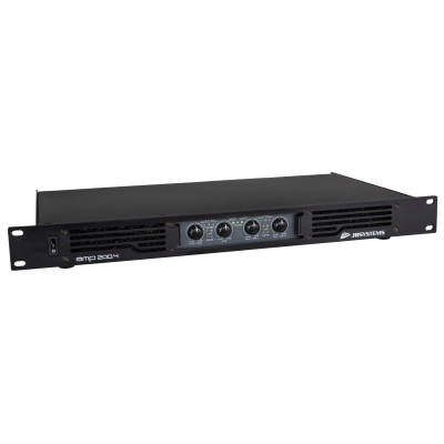 JB Systems AMP200.4 Professional 4-channel power amplifier in an extremely compact 19" 1U-housing