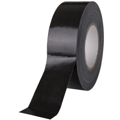Briteq GAFFER TAPE STD 50 BLACK Kwalitatieve zwarte linnen gaffa tape 50m x 5 cm.