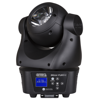 Briteq BEAM FURY-1 The combination of a 60W RGBW led and a very efficient collimator optic 4° lens results in an extremely powerful single beam projector. Thanks to its endless possibilities you can create astonishing light shows!