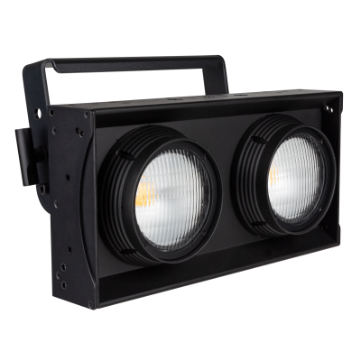 Briteq BT-BLINDER2 IP Powerful IP65 outdoor 2x 130W COB blinder with amber drift effect, behaves exactly like a halogen blinder!