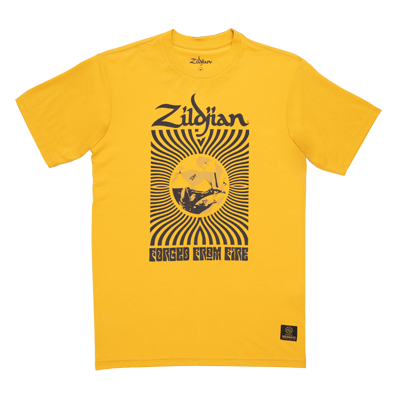 Zildjian 400th Anniversary 60s Rock Tee XL yellow T-Shirt
