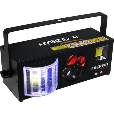 Algam Lighting HYBRID4 Combo 4-in-1 derby, stroboscope, gobo, lasers