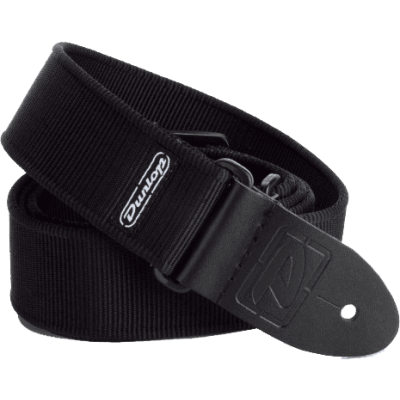 Dunlop D38-09BK Black, extra long belts