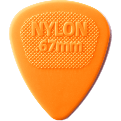 Dunlop 443R67 Nylon Midi 0.67mm Sachet of 72
