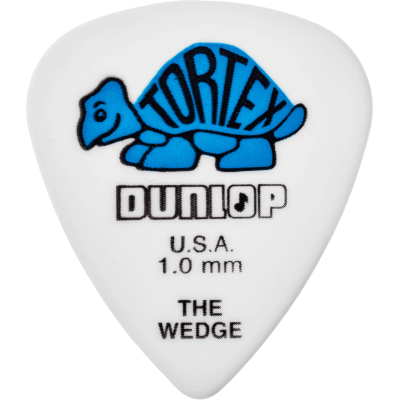 Dunlop 424R100 Tortex Wedge 1.00mm Sachet of 72