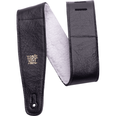 Ernie Ball 4137 Adjustable black comfort strap, Italian leather