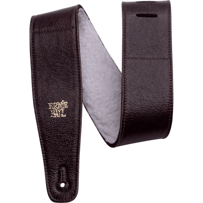 Ernie Ball 4138 Adjustable brown comfort strap, Italian leather
