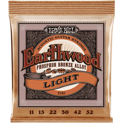 Ernie Ball 2148 Earthwood Phosphorus Bronze Light 11-52