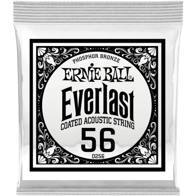 Ernie Ball 10256 Everlast Coated Phophore Bronze 56
