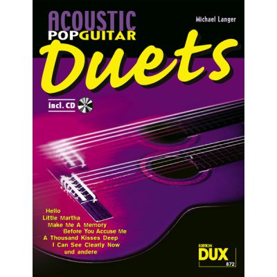 Hal Leonard Acoustic Pop Guitar Duets - Michael Langer
