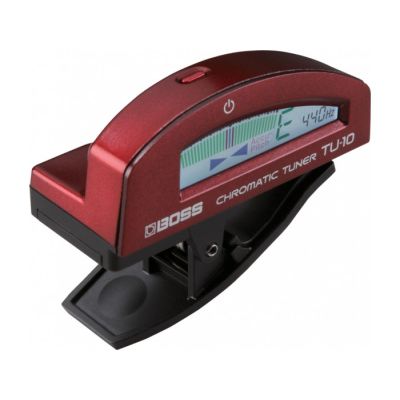 BOSS TU-10-RD Clip-on tuner, color LCD display, color red