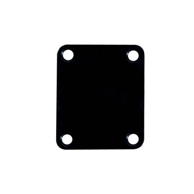 Boston NP-64-B neck mounting plate, 64,2x51mm, rectangular, black