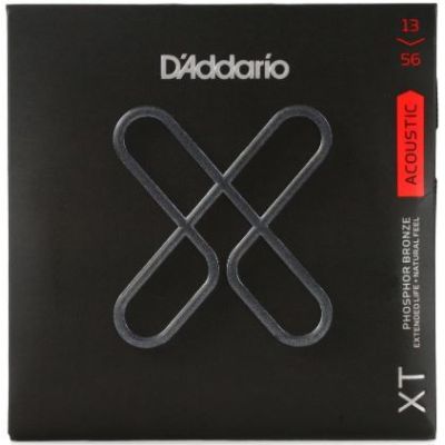 D'Addario XTAPB1356 XT Phosphor Bronze Acoustic Guitar Stringse, Medium, 13-56