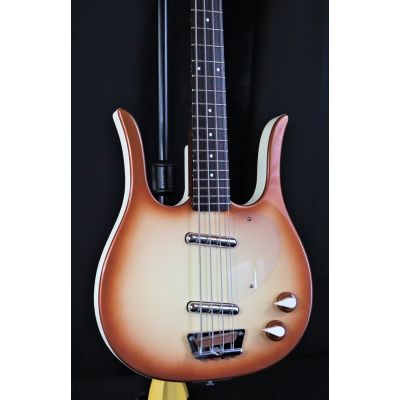 Danelectro 58 Longhorn Bass Copper Burst - Bass Guitar