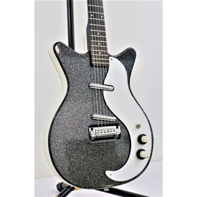 Danelectro 59 MJ black metal flake elektrische gitaar - Guitare électrique