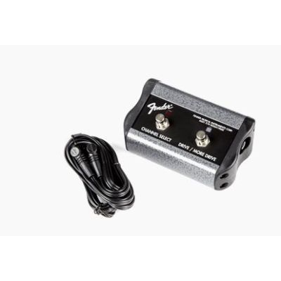 Fender 2-Button 3-Function Footswitch: Channel / Gain / More Gain with 1/4" Jack - Guitar Amp
