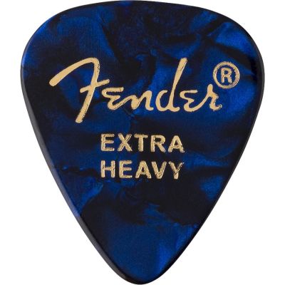 Fender 351 Shape Premium Picks Extra Heavy Blue Moto (12 picks)