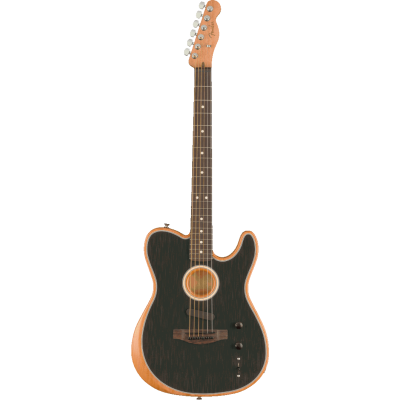 Fender Acoustasonic® Player Telecaster®, Rosewood Fingerboard, Brushed Black