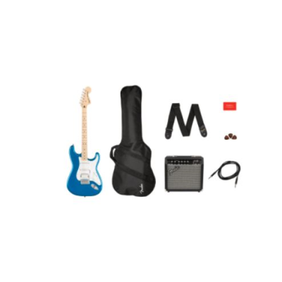 Squier Affinity Series™ Stratocaster® HSS Pack, Maple Fingerboard, Lake Placid Blue, Gig Bag, 15G - 230V EU