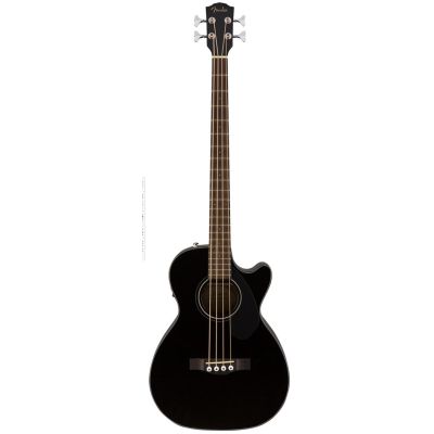 Fender CB60SCE Black akoestische bas - Bass Guitar