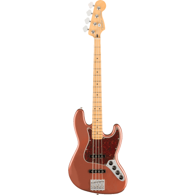 Fender Player Plus Jazz Bass Active MP Aged Candy Apple Red - Bass Guitar