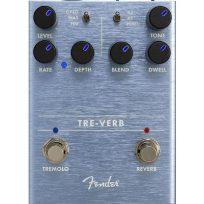 Fender TRE-VERB Digital Reverb/tremolo pedaal - Effet Guitar électrique