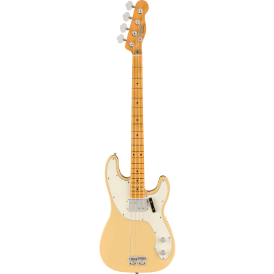Fender Vintera® II '70s Telecaster® Bass, Maple Fingerboard, Vintage White