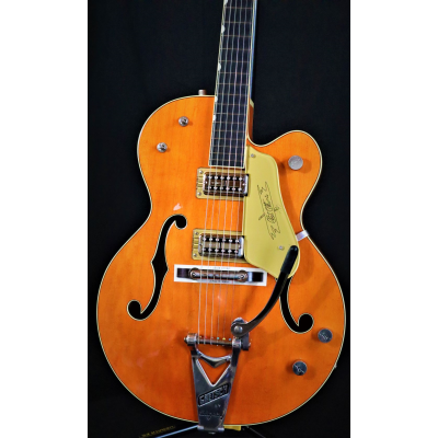 Gretsch G6120T-59 Vintage Select Edition '59 Chet Atkins® Hollow Body with Bigsby®, TV Jones®, Vintage Orange Stain Lacquer