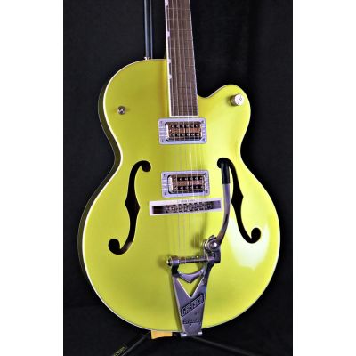Gretsch G6120T - HR Brian Setzer Signature - Lime Gold (inclusief case) - Electric Guitar