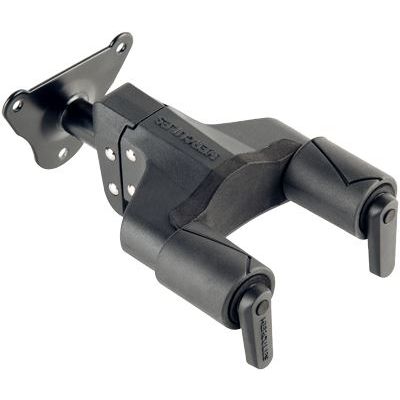 Hercules HCGSP-39WB+ Guitar Hanger, AGS Plus, short arm, for Wall Mounting, Steel Base
