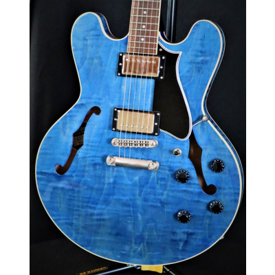 Heritage H-535 Washed Blue Custom - Elektrische gitaar