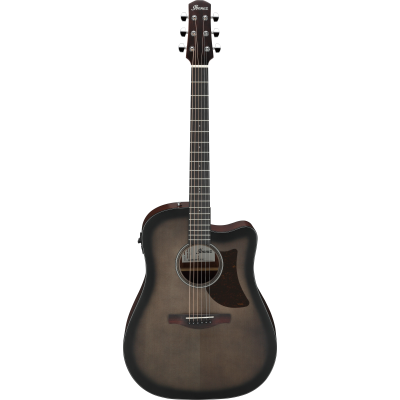 Ibanez AAD50CE Transparent Charcoal Burst Low Gloss Electro-Acoustic Guitar
