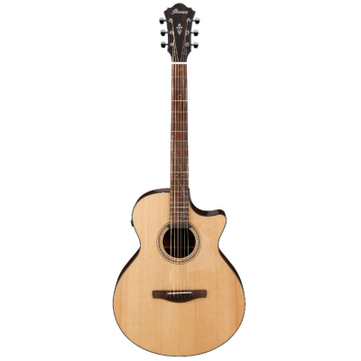 Ibanez AE275BT Natural Low Gloss Dreadnought Acoustic Guitar